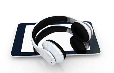 Image showing phone and headphones