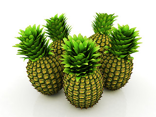 Image showing pineapples