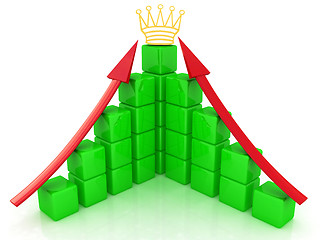 Image showing cubic diagramatic structure and crown