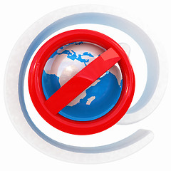 Image showing Global e-mail protection with prohibition of spam