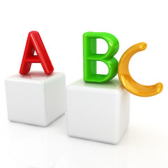 Image showing alphabet and blocks