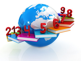 Image showing Global Education and numbers 1,2,3,4,5,6,7,8,9