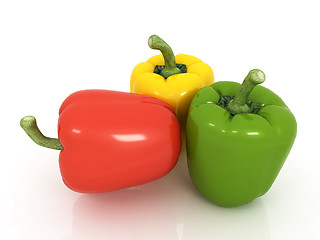 Image showing Bell peppers (bulgarian pepper)