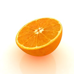 Image showing half oranges