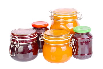 Image showing Jars of Jam