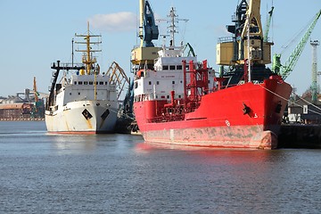 Image showing Industrial dock