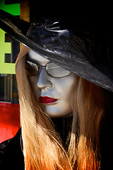 Image showing silver female mannequin