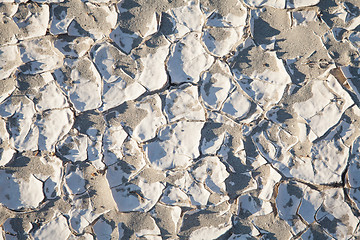 Image showing Salt desert background