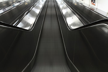 Image showing moving stairs background