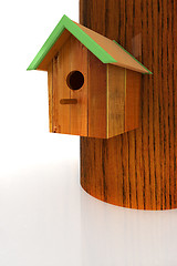 Image showing Nest box birdhouse