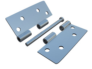 Image showing assembly metal hinges