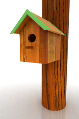 Image showing Nest box birdhouse