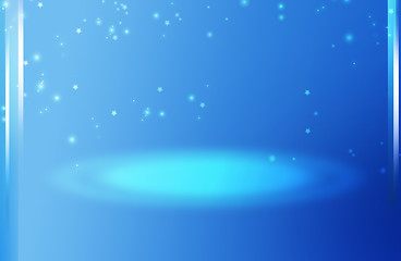 Image showing Blue fantasy background