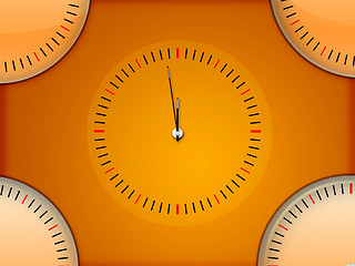 Image showing Simple Clock Background