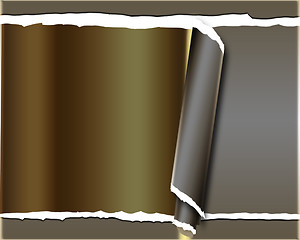 Image showing background with torn paper 