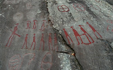 Image showing Ancient rock carvings