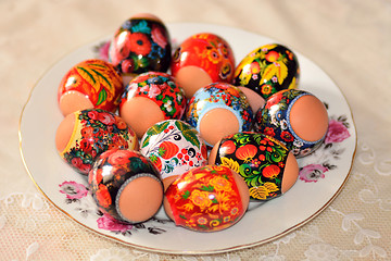 Image showing Easter eggs