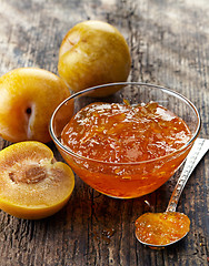 Image showing Yellow Plums Jam