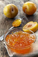 Image showing Yellow Plums Jam