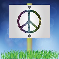 Image showing peace sign