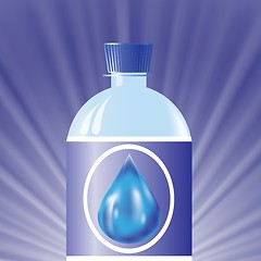 Image showing plastic bottle with water