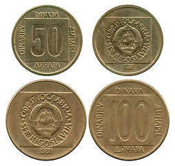 Image showing fifty and one hundred dinar, SFR Yugoslavia, 1988-1989