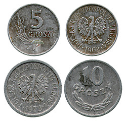 Image showing five and ten groshy, Polish Public Republic, 1962-1973