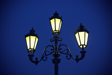 Image showing Vintage street light