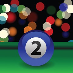 Image showing billiard ball