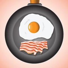 Image showing eggs and bacon