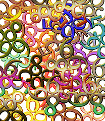 Image showing texture from multicolored figures