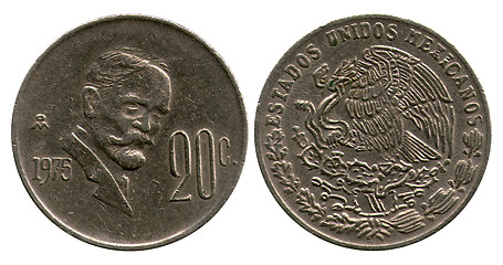 Image showing twenty centavos, Meksika, 1975