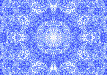 Image showing Abstract blue pattern background