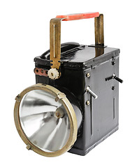 Image showing Old fashioned flashlight in off state