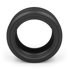 Image showing Automobile tire