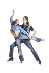 Image showing Dancing couple