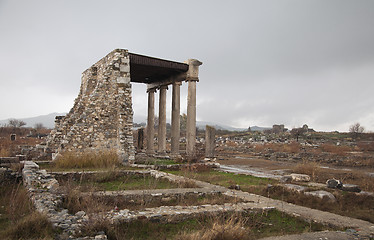 Image showing Ancient ruin in Hierapolis, Turkey