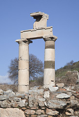 Image showing Ancient greek town of Ephesus in Turkey