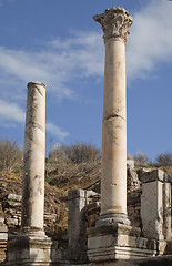 Image showing Ancient greek town of Ephesus in Turkey