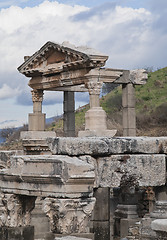 Image showing Ancient greek town of Ephesus in Turkey