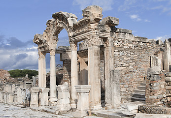 Image showing The temple of Hadrian, Ephesos, Turkey