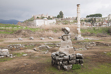 Image showing Ruins of Artemision in Ephesus