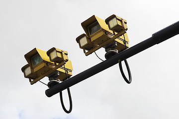 Image showing specs speed cameras which measure average speed between two poin