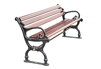 Image showing Park bench