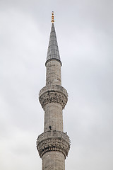 Image showing Minaret, view from below