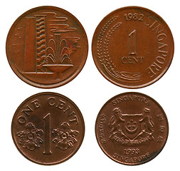 Image showing one cent, Singapore, 1982, 1993