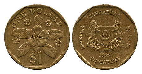 Image showing one dollar, Singapore, 1997