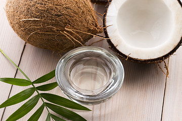 Image showing Coconut and coconut water