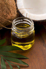 Image showing Coconut and coconut oil 