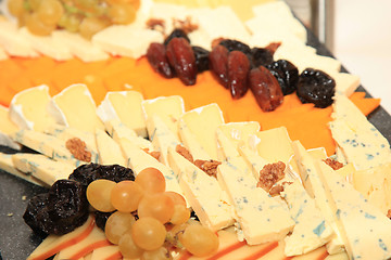 Image showing Cheese platter